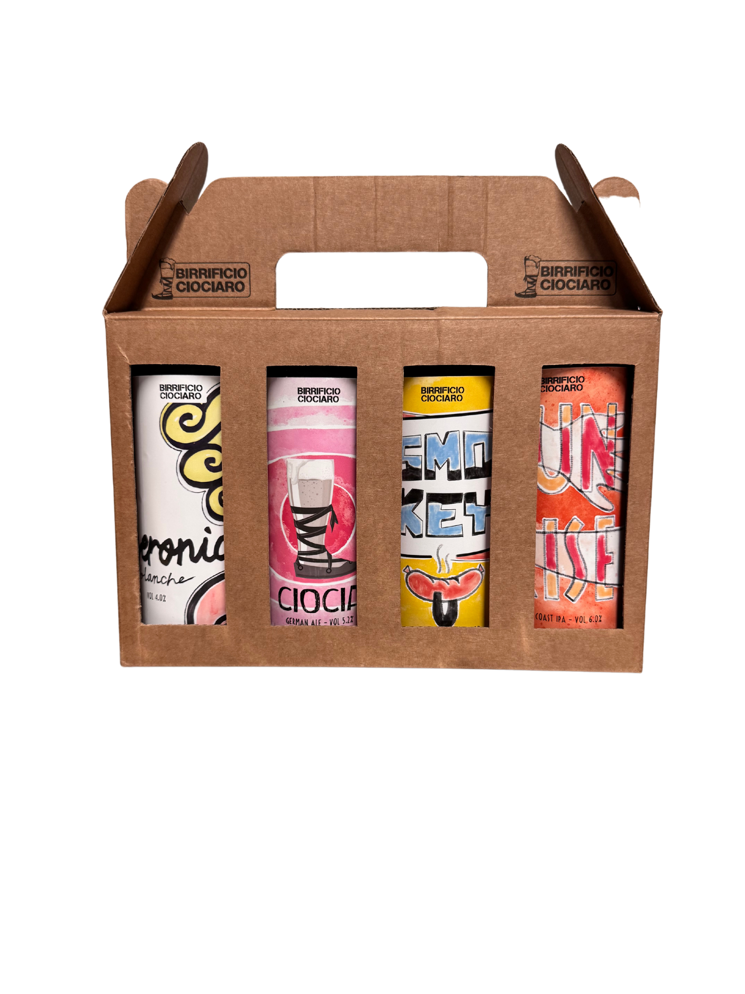 Featured image for “Confezione regalo porta lattine 4×330 ml”