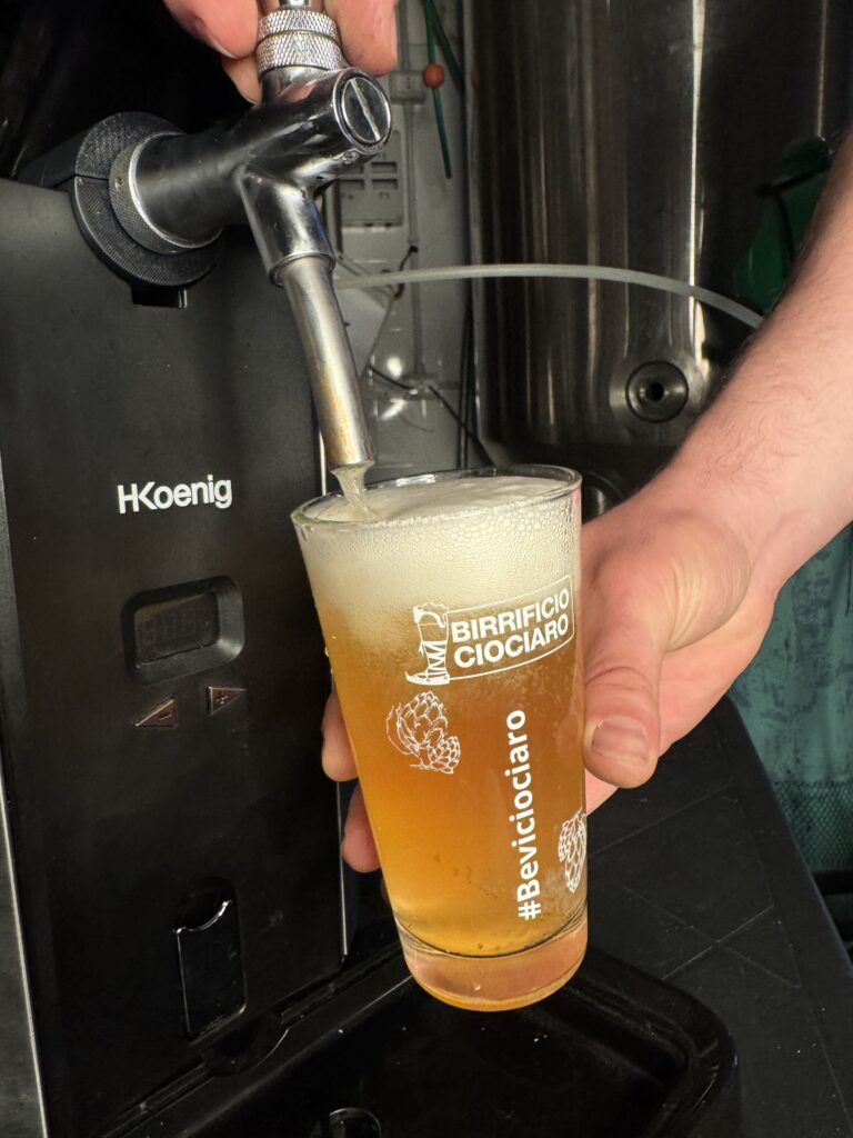 Spillatura birra artigianale da fustino 5 litri con H Koenig